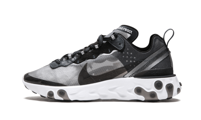 Buy the new original Nike React Element 87 Anthracite Black-White for men.