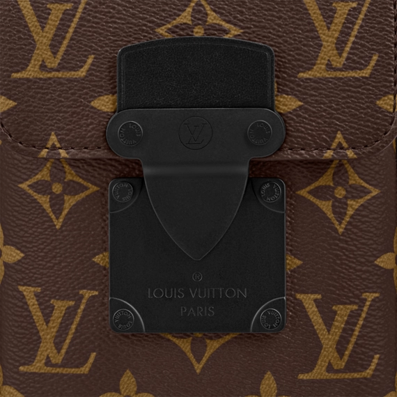 Update your wardrobe with a Louis Vuitton S-Lock Vertical wearable wallet