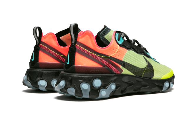 Original Nike React Element 87 Volt Racer Pink Available Now for Men