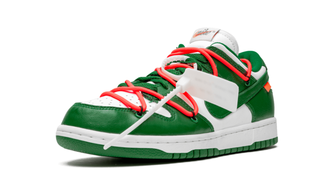 Pick Up The Stylish Men's Nike Dunk Low Off White - Pine Green Today!