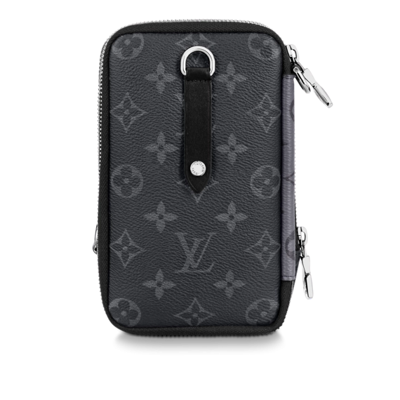 Get the Latest Look With Louis Vuitton Double Phone Pouch Gray