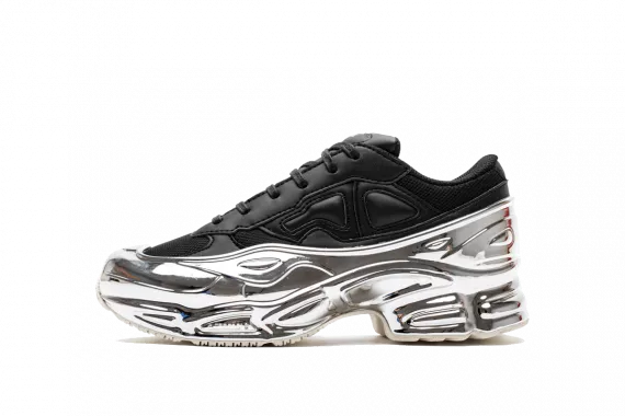 Buy Ozweego Raf Simons Core Black Silver Metallic for Men