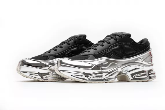 Get the New Ozweego Raf Simons Core Black Silver Metallic for Men