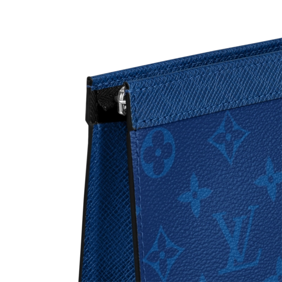Men's Louis Vuitton Pochette Voyage MM Pacific Blue - Outlet Sale