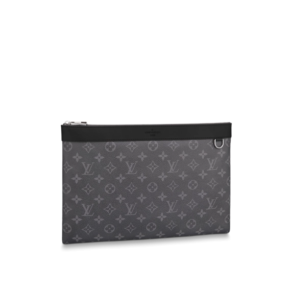 Men's Louis Vuitton Gray DISCOVERY POCHETTE - Outlet Edition