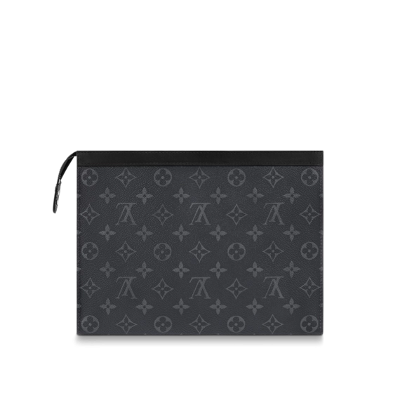 Be Stunning with Original Louis Vuitton Pochette Voyage MM & Silver-color Hardware for Men