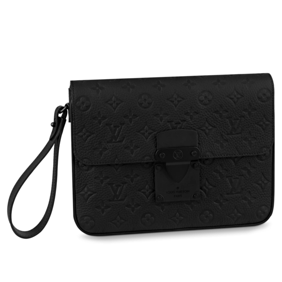 Get the New Louis Vuitton S Lock A4 Pouch for Him at Outlet Prices