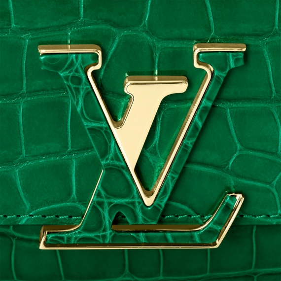 Find the Perfect Louis Vuitton Capucines Wallet - Emeraude Green Today