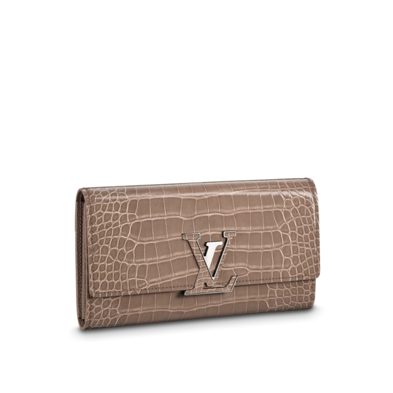 Buy Women's Louis Vuitton Capucines Wallet Taupe Brown