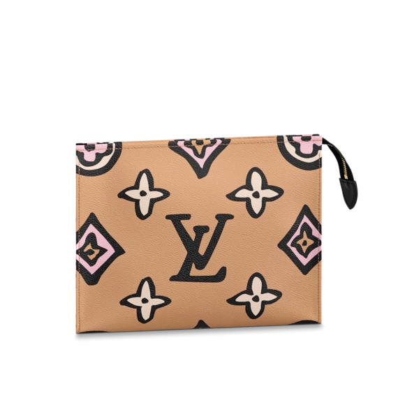 Buy a New Louis Vuitton Toiletry Pouch 26 Arizona Beige made Original for women.