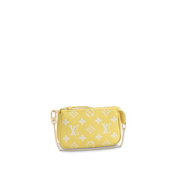 Shop Our New Louis Vuitton Mini Pochette Accessoires Lemon Curd Yellow Outlet For Women