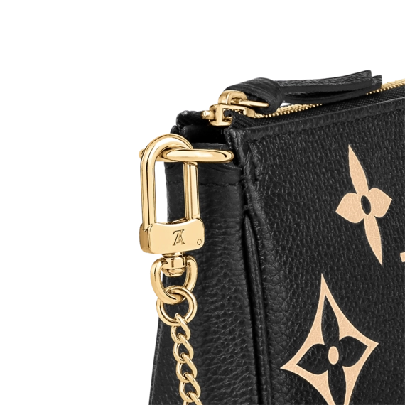 Brand New Women's Louis Vuitton Mini Pochette Accessoires black on Sale.