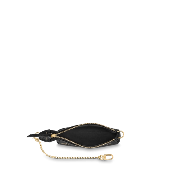 Get the Latest Louis Vuitton Mini Pochette Accessoires in Black - On Sale, New and Original.