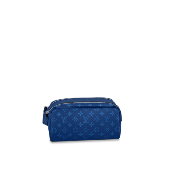 Buy Louis Vuitton Dopp Kit Toilet Pouch Cobalt Blue, the perfect accessory for the modern man.