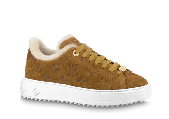 Women's Louis Vuitton Time Out Sneaker in Cognac Brown - Buy Original & New!