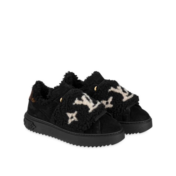 Get Your Women's Louis Vuitton Time Out Sneaker Black From Our Outlet