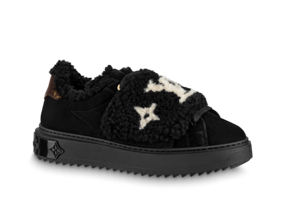 Women's Louis Vuitton Time Out Sneaker Black - New!