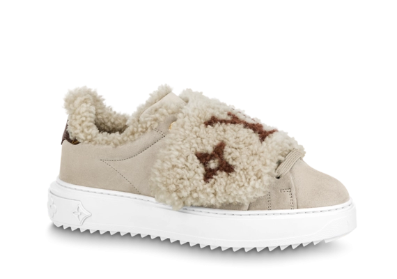 Buy the new Louis Vuitton Time Out Sneaker Natural for Women