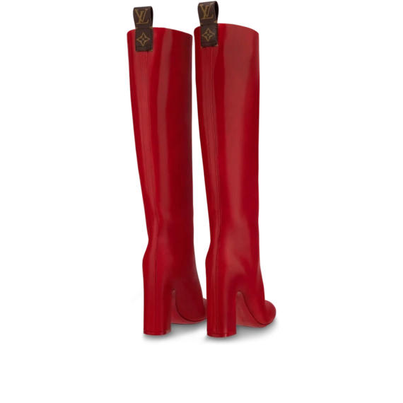 Original Louis Vuitton Donna High Boot Red For Women
