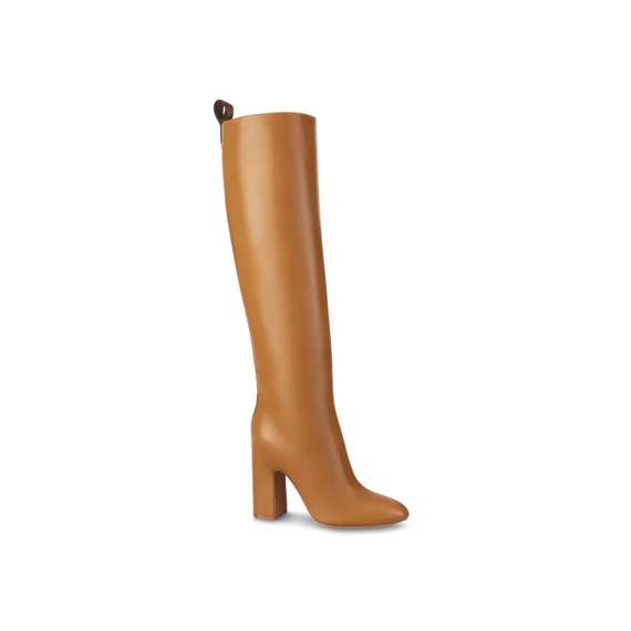 Women's Louis Vuitton Donna High Ocher Boot - Outlet Availability