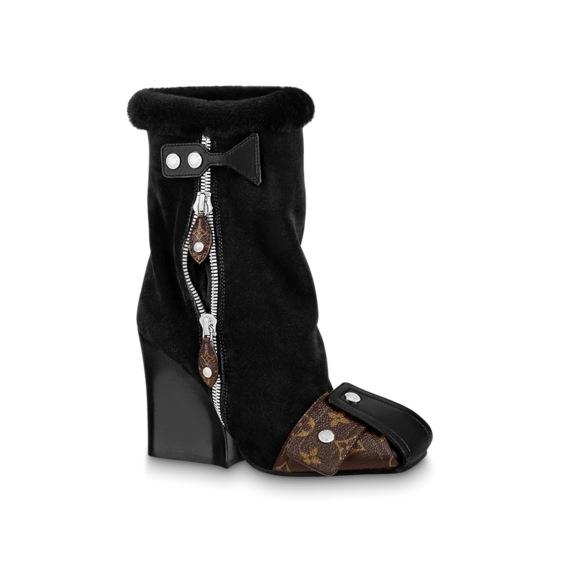 Get the New Louis Vuitton Patti Wedge Half Boot for Women at the Outlet