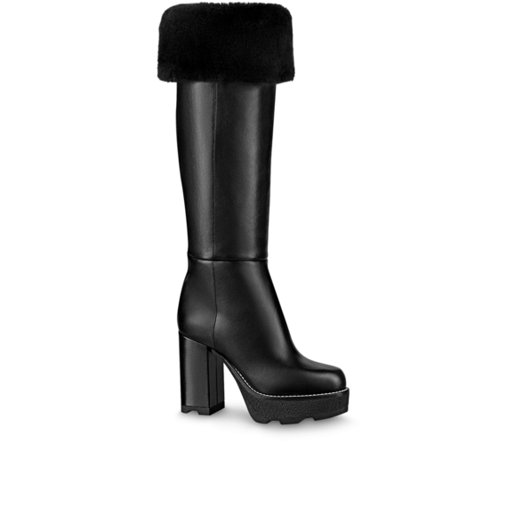 Women's Lv Beaubourg Platform High Boot from the Outlet - Get this Original and New Style Now