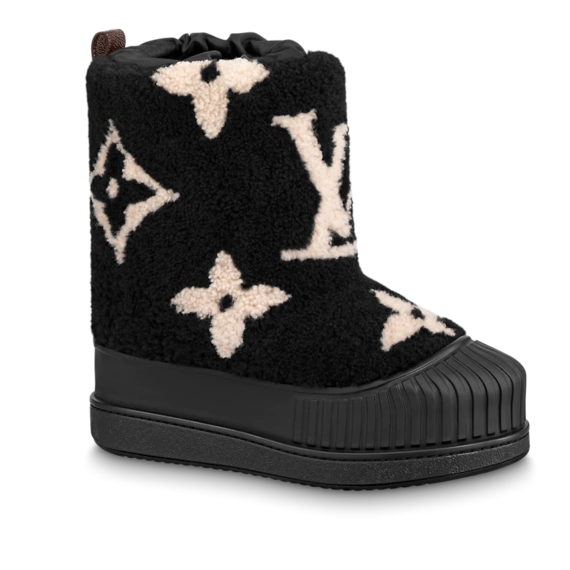 Louis Vuitton Polar Flat Half Boot Black - Buy Now! Women's New Boot.