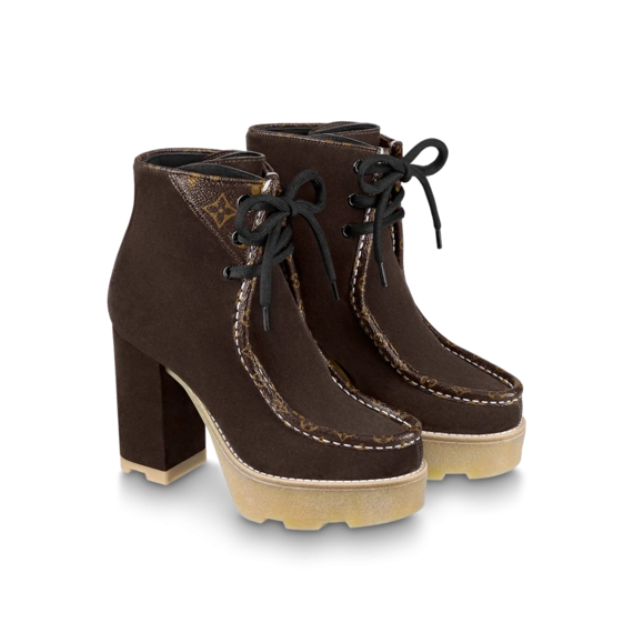 Get the Stylish Lv Beaubourg Platform Ankle Boot for Women at Outlet Prices!