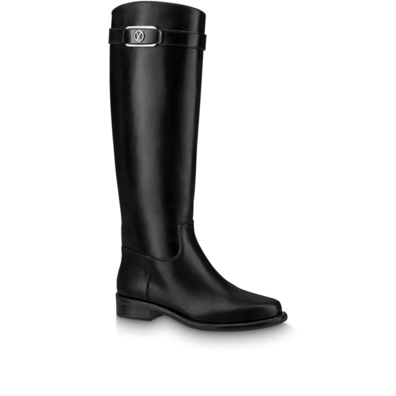 Buy Louis Vuitton Westside Flat High Boot Black for Women - Original