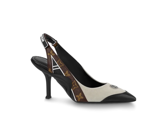 Women's Louis Vuitton Archlight Slingback Pump - Light Gray - Sale Price