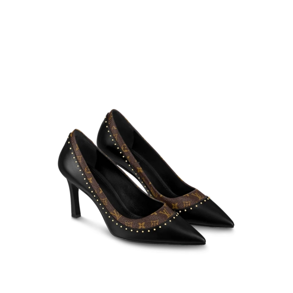 Get a great new deal on Louis Vuitton Signature Pump Black from the outlet.