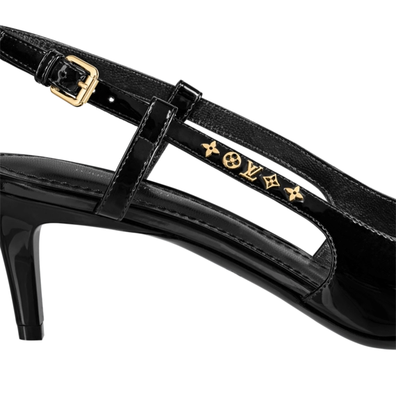 A Must-Have: Get the Louis Vuitton Signature Slingback Pump in Black for Women Today!