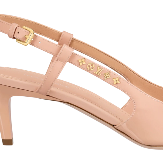 Women: Get your Perfect Louis Vuitton Signature Nude Pink Slingback Pump Now!