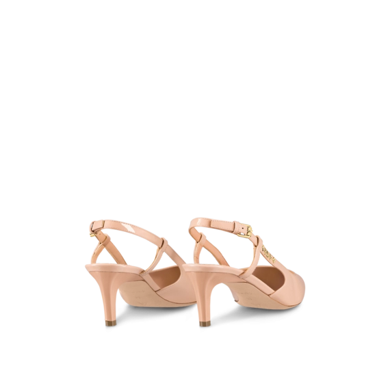 Shop for New Nude Pink Slingback Pump from Louis Vuitton Signature!