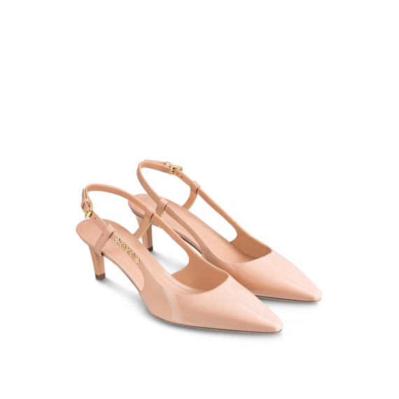 Get a Great Deal on Louis Vuitton Signature Nude Pink Slingback Pump for Women.