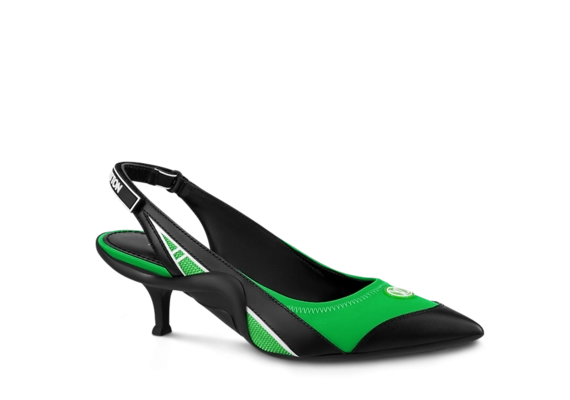 Buy Louis Vuitton Archlight Slingback Pump Green for Women - Outlet Original