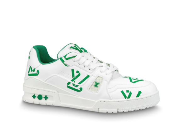 Check out the New LV Trainer Sneaker - Perfect for any Modern Man