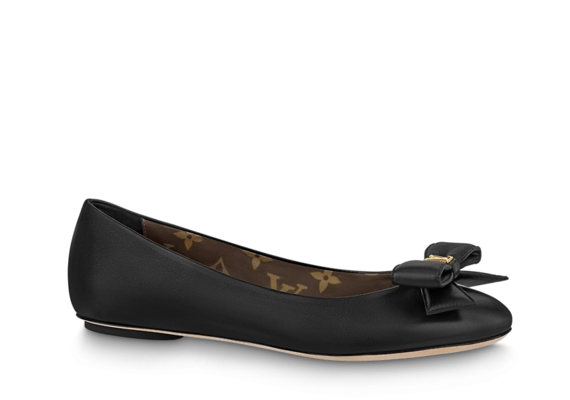 Buy new Louis Vuitton Popi Flat Ballerina Black for women.