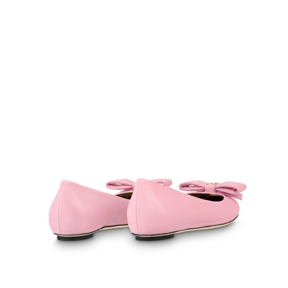 Women's Louis Vuitton Popi Flat Ballerina Rose Clair Pink Sale