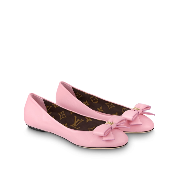 Louis Vuitton Popi Flat Ballerina Rose Clair Pink for Women at a Discount