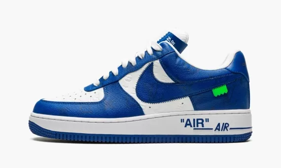 Louis Vuitton AIR FORCE 1 Low Virgil Abloh - White/Blue