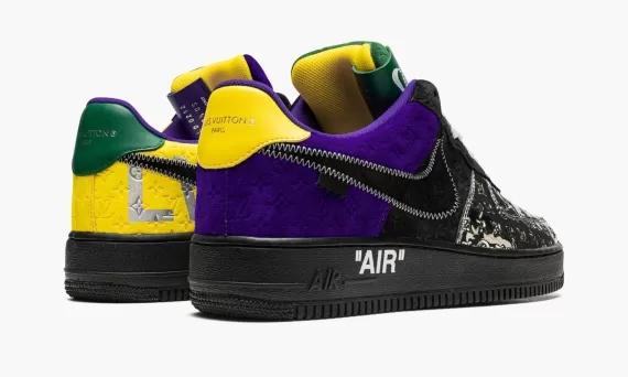 Ladies, Get Your Louis Vuitton Air Force 1 Low Virgil Abloh - Purple Dusk/Metallic Silver