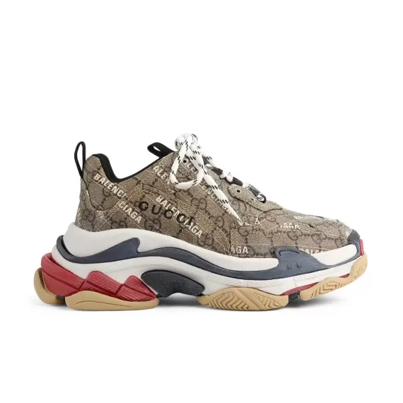 Buy Balenciaga & Gucci Triple S - The Hacker Project Beige For Men - Outlet