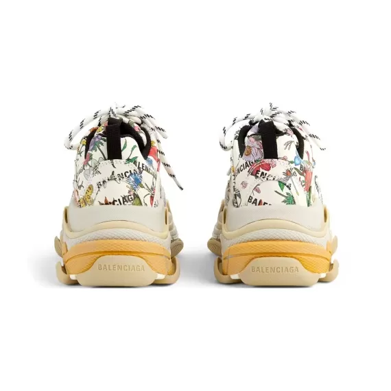Buy Balenciaga & Gucci Triple S - The Hacker Project Flora Print Outlet