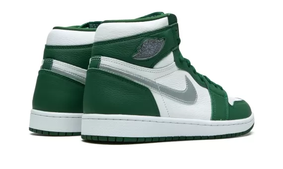 Men's Updated Air Jordan 1 Retro High OG In Gorge Green - Sale Outlet