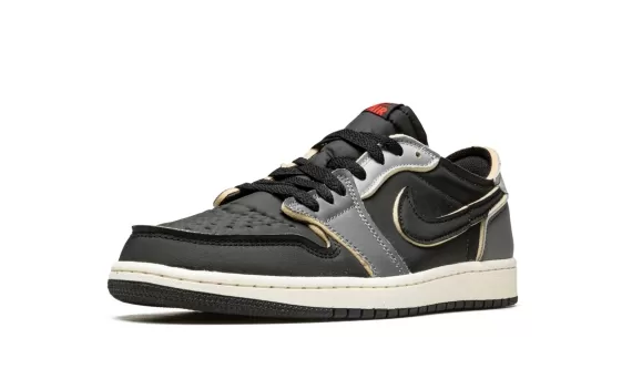 Get stylish with Air Jordan 1 Low OG EX- Dark Smoke Grey for Men!