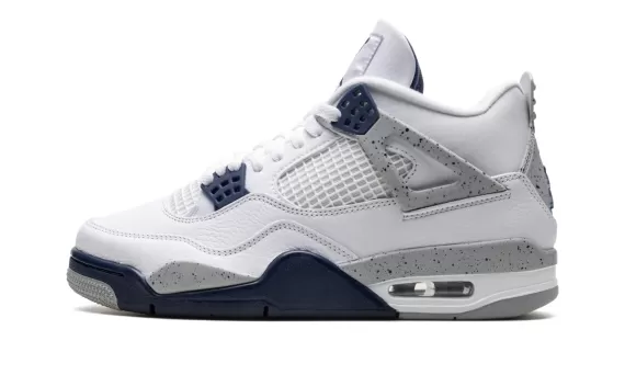 Men's Buy New Original Air Jordan 4 - Midnight Navy