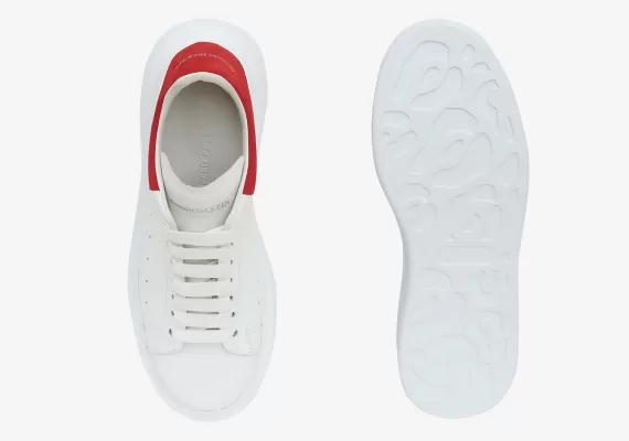 Women's Alexander McQueen Oversize Sneaker in Lust Red - New