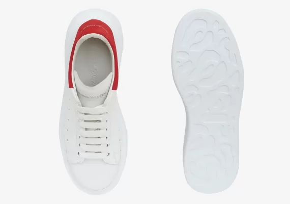 Alexander McQueen Oversized Sneaker in Lust Red