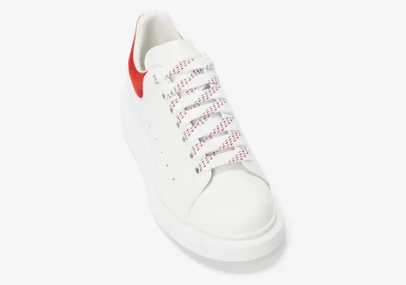 New - Women's Alexander McQueen Oversize Sneaker in Lust Red